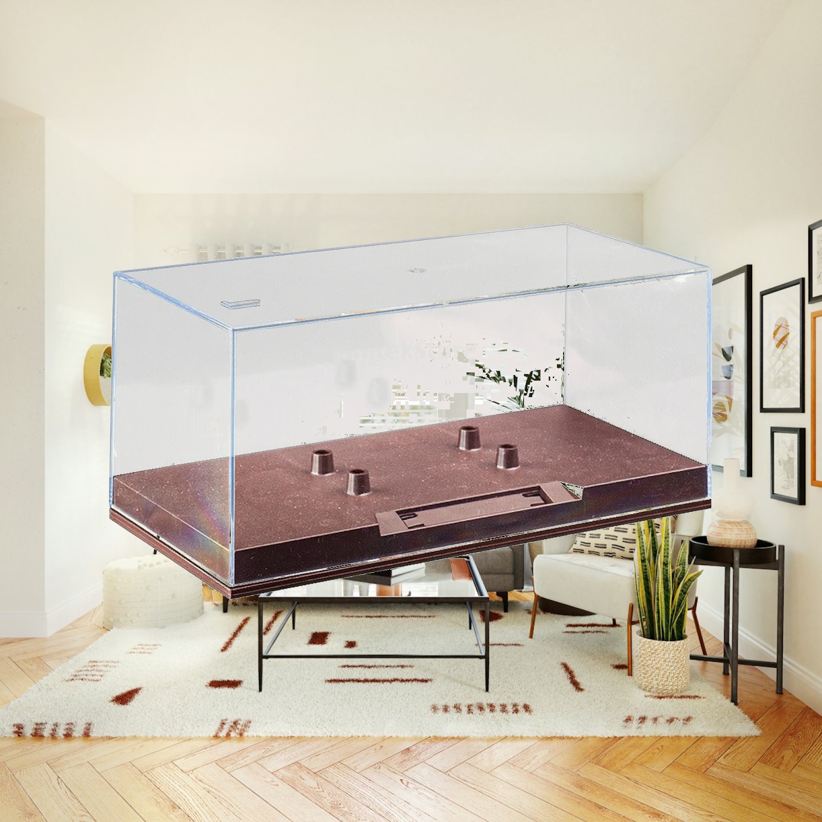 Display Case Acrylic - Boîte de présentation en acrylique transparente,