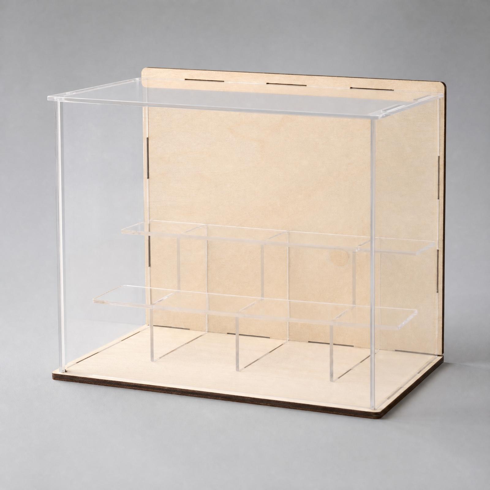 Display Case Acrylic - Vitrine en acrylique avec base en