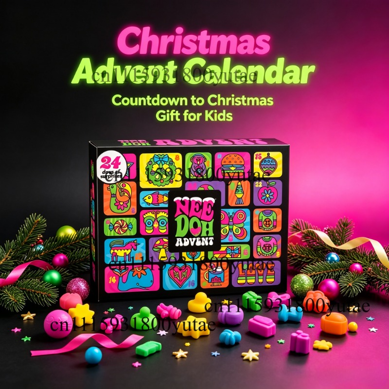 Fidget Cube Original - Calendrier de l'Avent de Noël, boîte