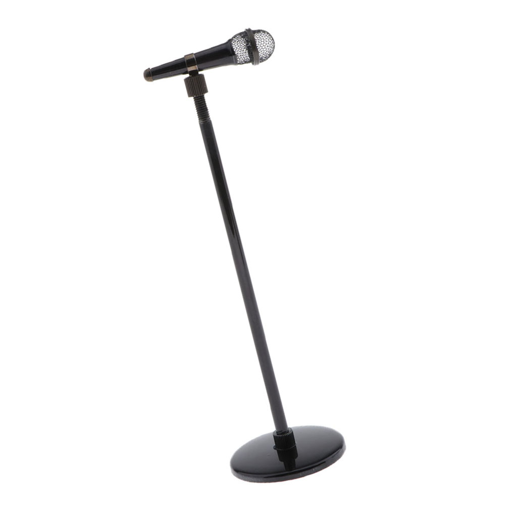 Modèle de microphone miniature - Action Figure Stand avis et prix