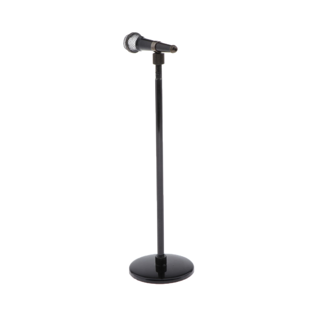 Modèle de microphone miniature - Action Figure Stand avis et prix