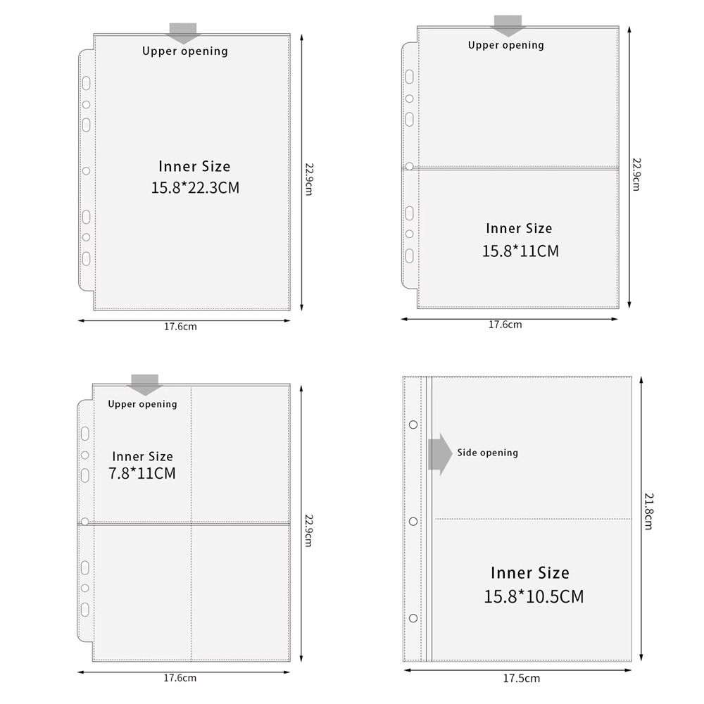 Pages de rechange pour classeu - Card Penny Sleeve avis et prix