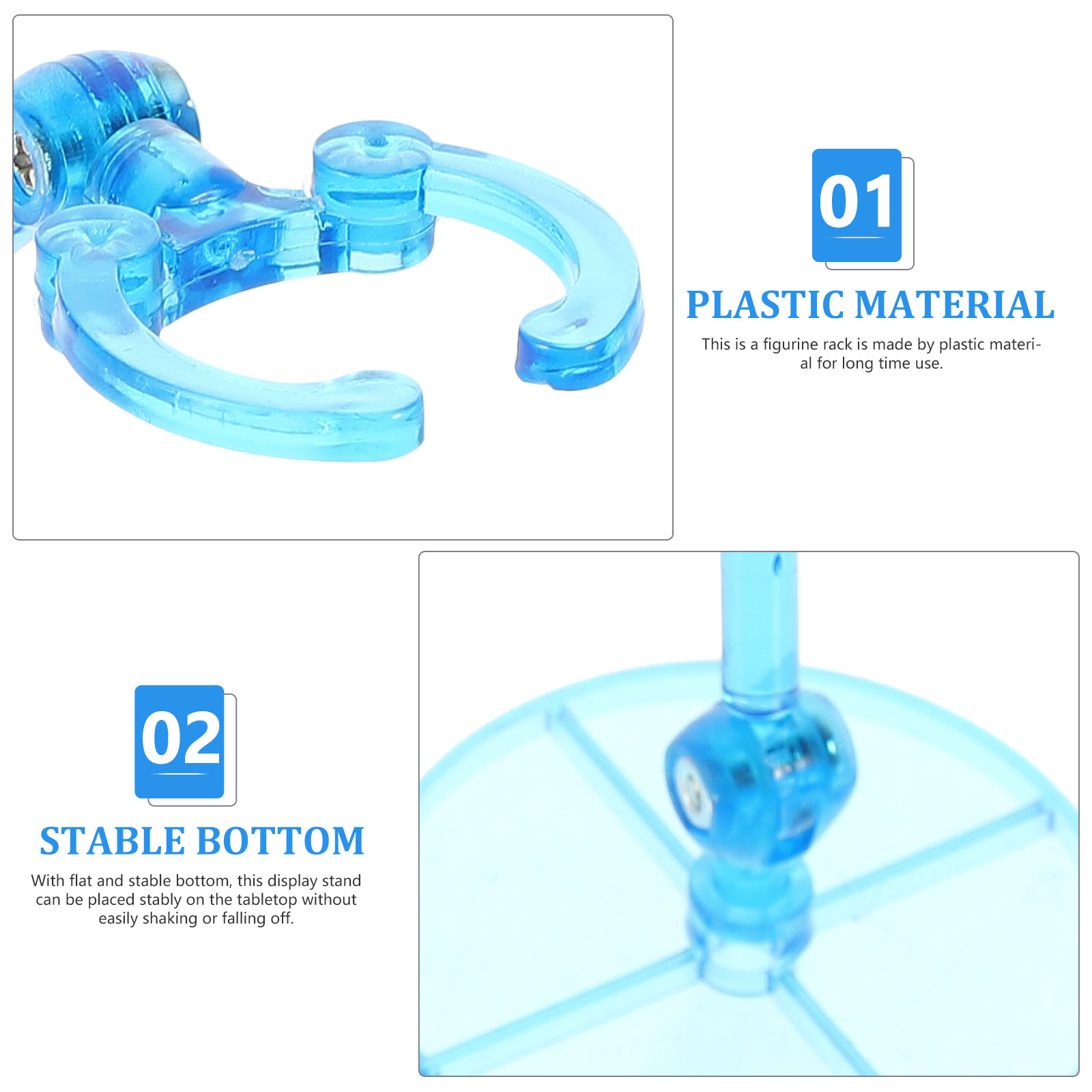 Lot de 4 supports de présentat - Action Figure Stand avis et prix